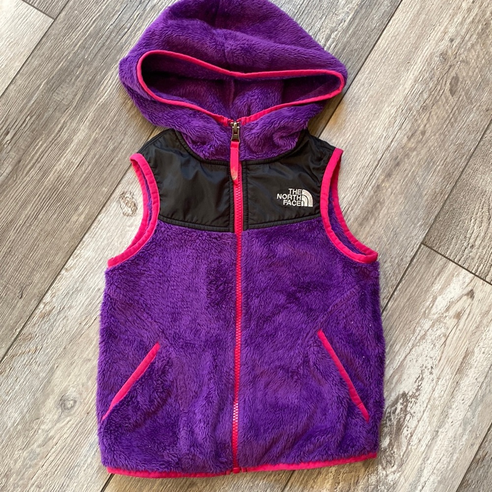 Fuzzy NorthFace vest
